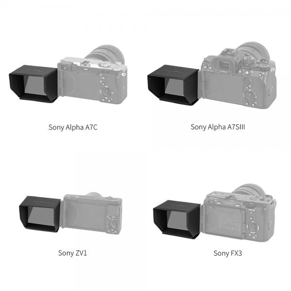 SmallRig 3206 Lens Hood For Alpha 7S III/7C/ZV-1 F/X3 Camera