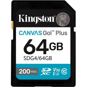 Kingston 64GB SDXC Canvas Go Plus GEN4