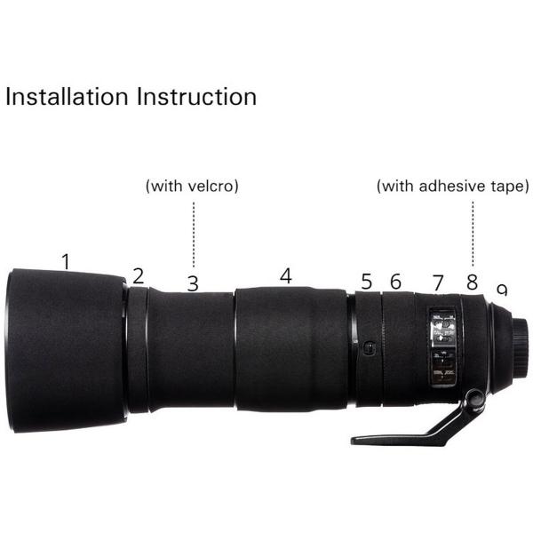 easyCover Lens Oak For 150-600mm f/5-6.3 DG OS HSM | C Black
