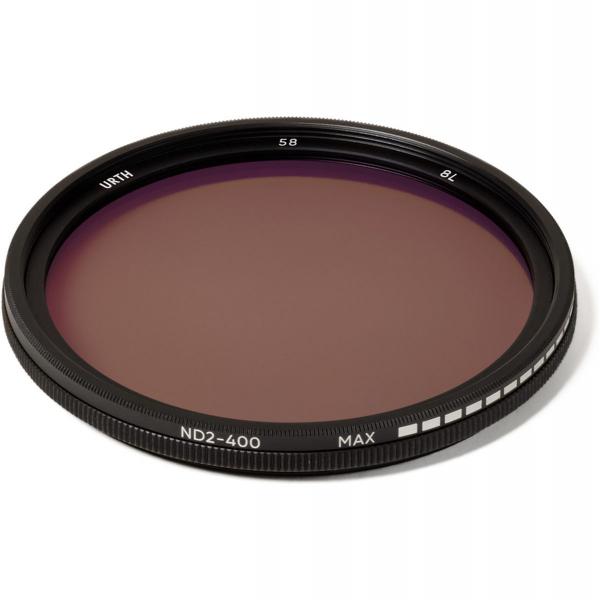 58mm ND2-400 (1-8.6 Stop) Variable ND Lens Filter