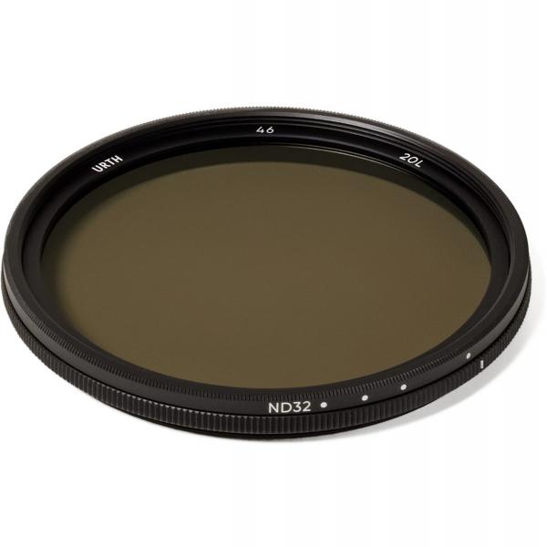 Urth 46mm ND2-32 (1-5 Stop) Variable ND Lens Filter (Plus+)