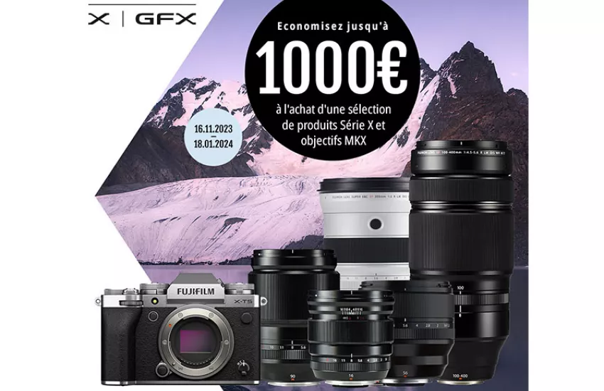 Cashback Fujifilm X en GFX