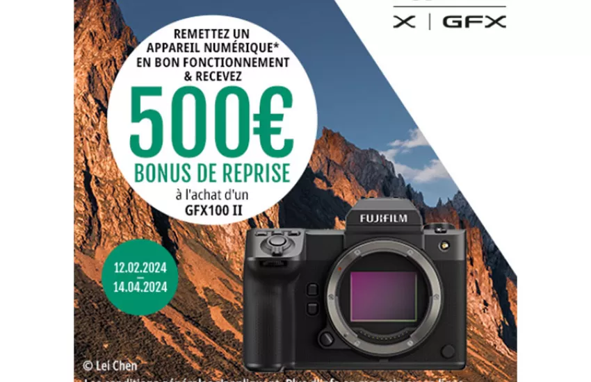 GFX100 II EN ACTION DE REPRISE -500€