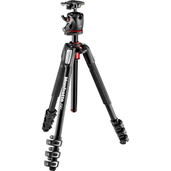 Manfrotto 190 alu 4 sect. kit ball head - MK190XPRO4-BHQ2